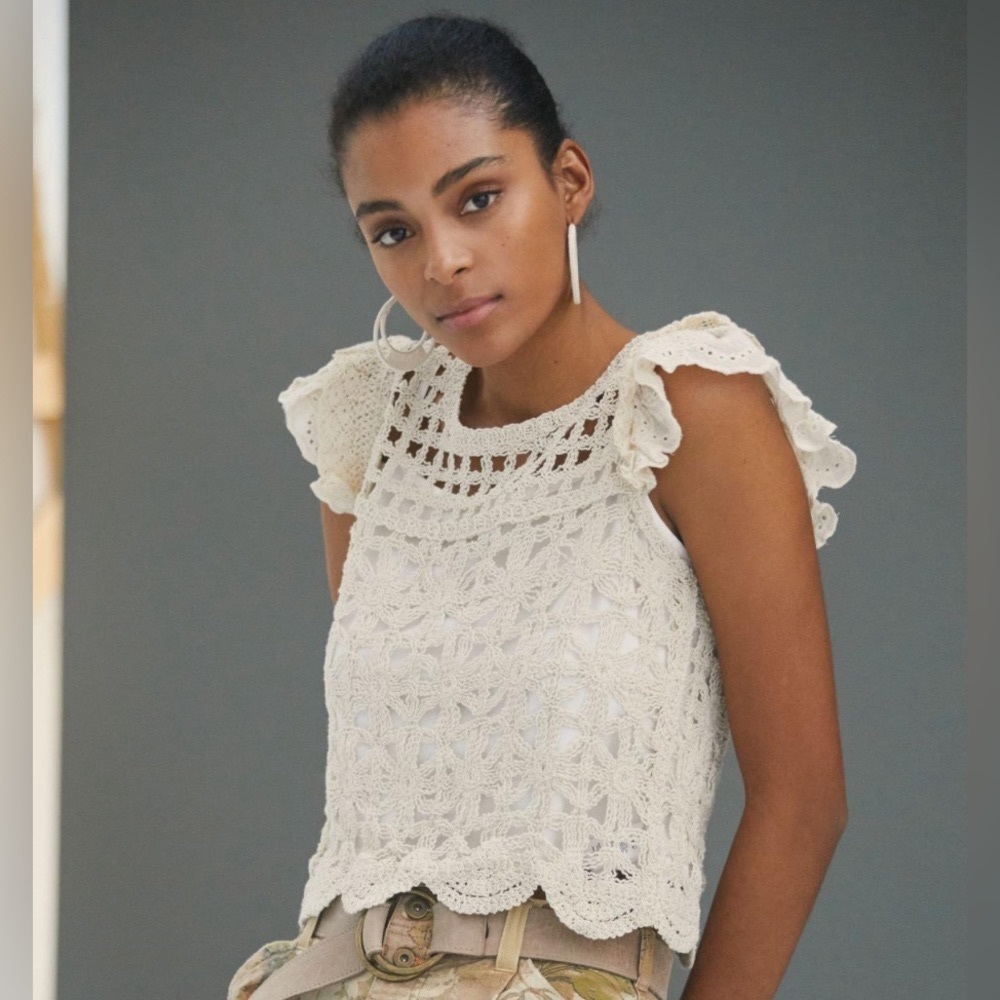 Bishop and Young Crochet Top